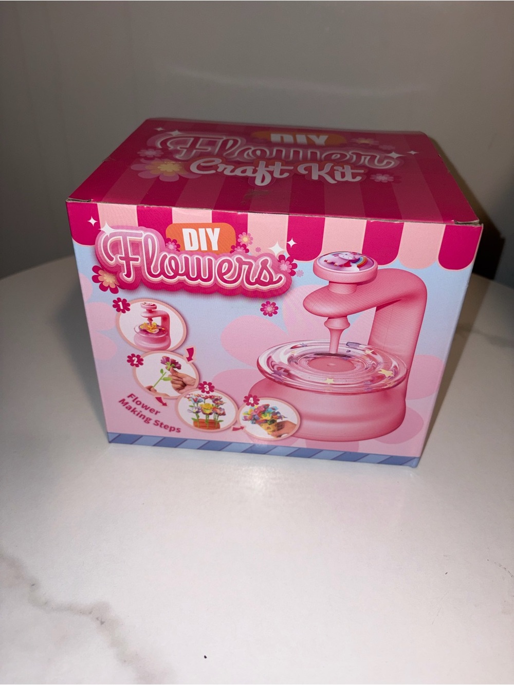DIY Flowers Craft Kit for Kids - Pink